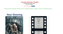 Desktop Screenshot of corningamericantheater.com